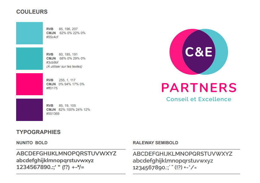 Charte graphique C&E Partners